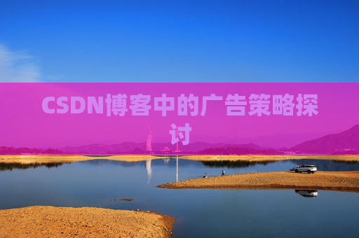 CSDN博客中的广告策略探讨